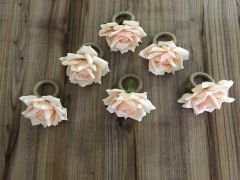 ROSE NAPKIN RING (6 PIECES)