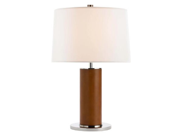 BECKFORD BLACK AND WHITE FAUX CROC TABLE LAMP