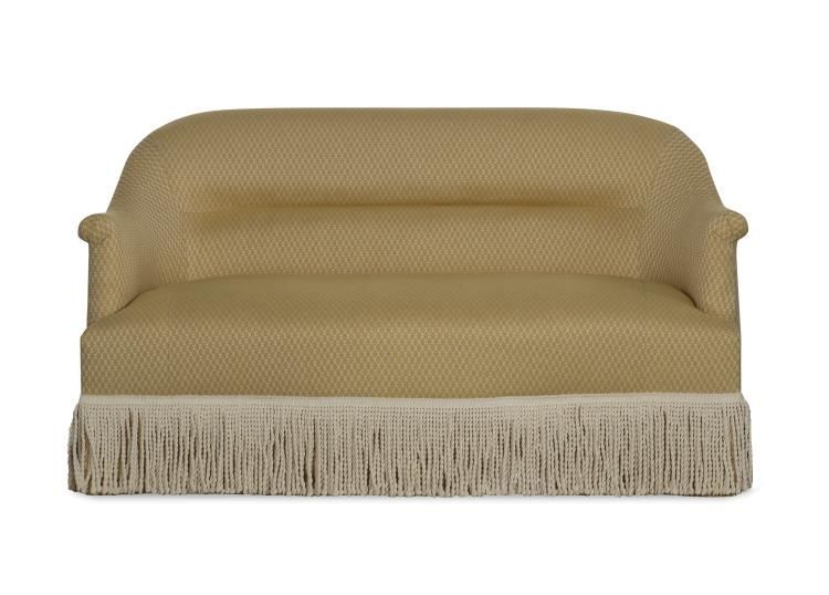 ROMAIN SKIRTED LOVE SEAT