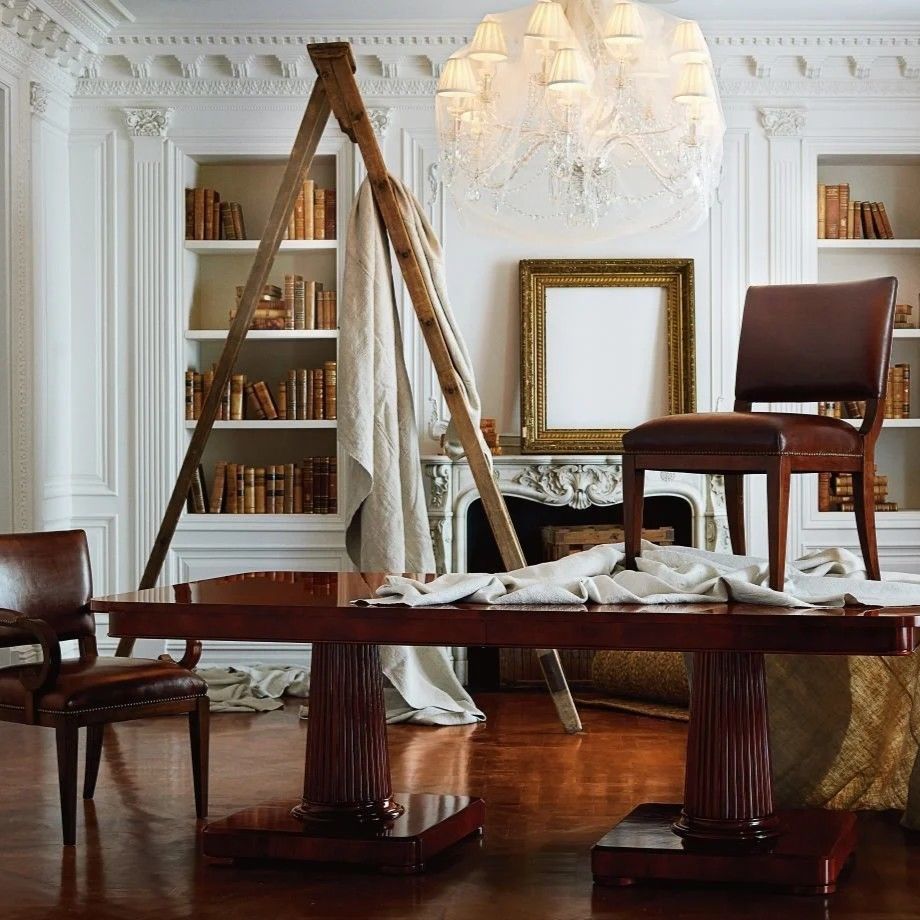 MAYFAIR DOUBLE PEDESTAL DINING TABLE