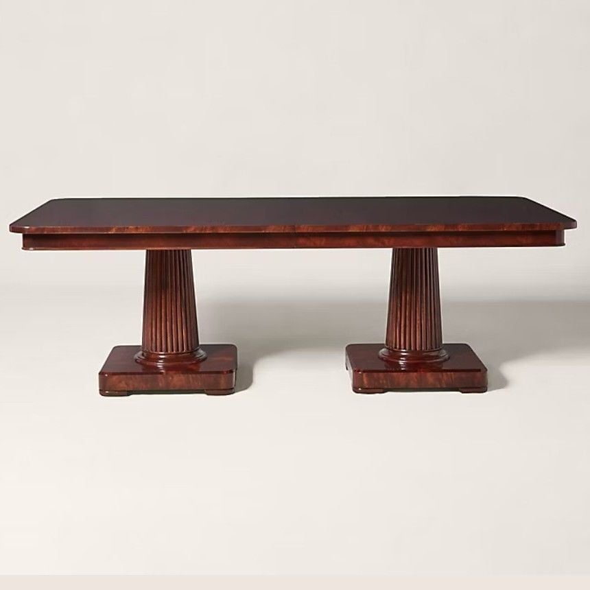 MAYFAIR DOUBLE PEDESTAL DINING TABLE