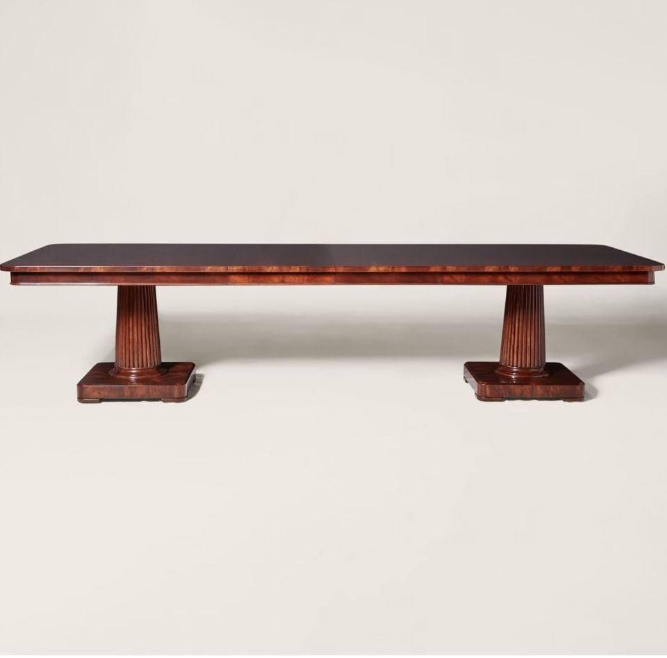 MAYFAIR DOUBLE PEDESTAL DINING TABLE