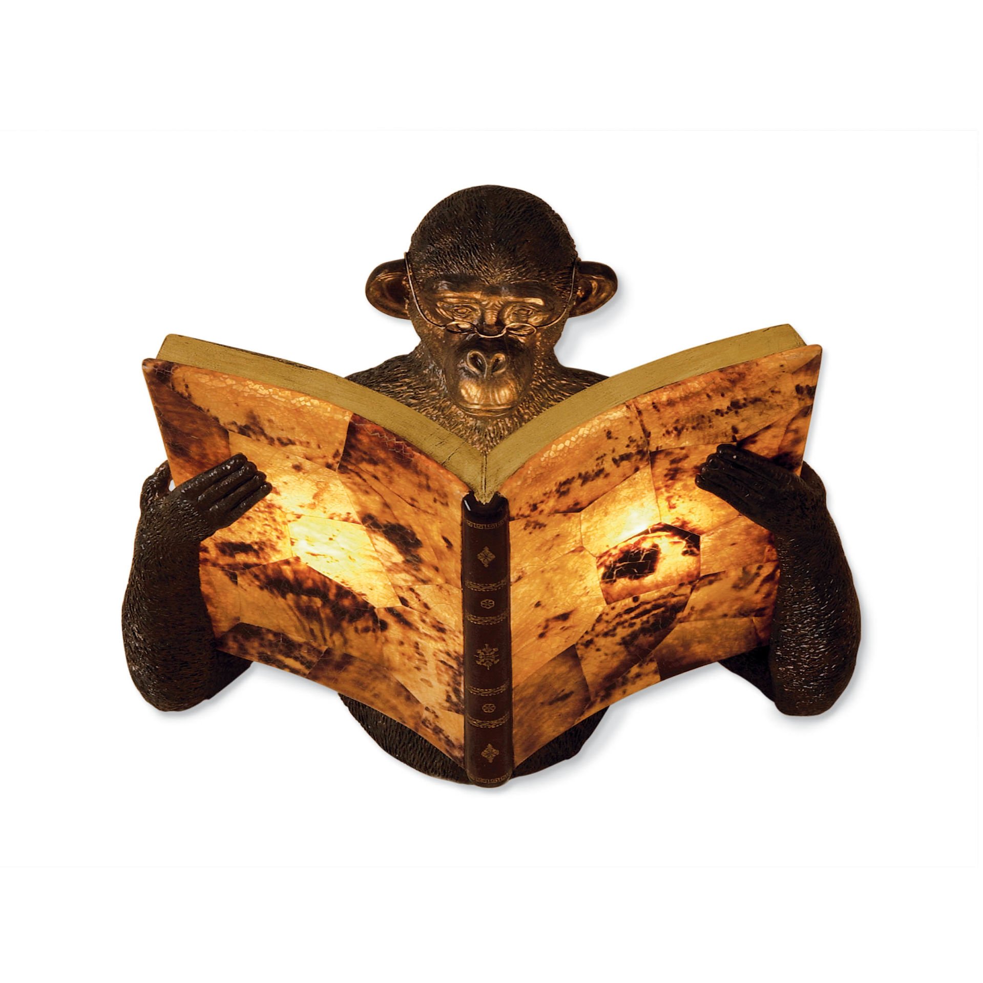 MONKEY BOOK SCONCE