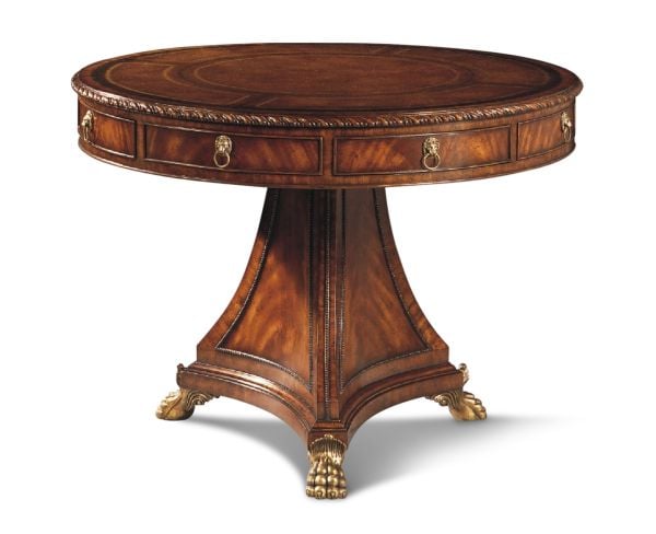 CROTCH MAHOGANY CENTER TABLE