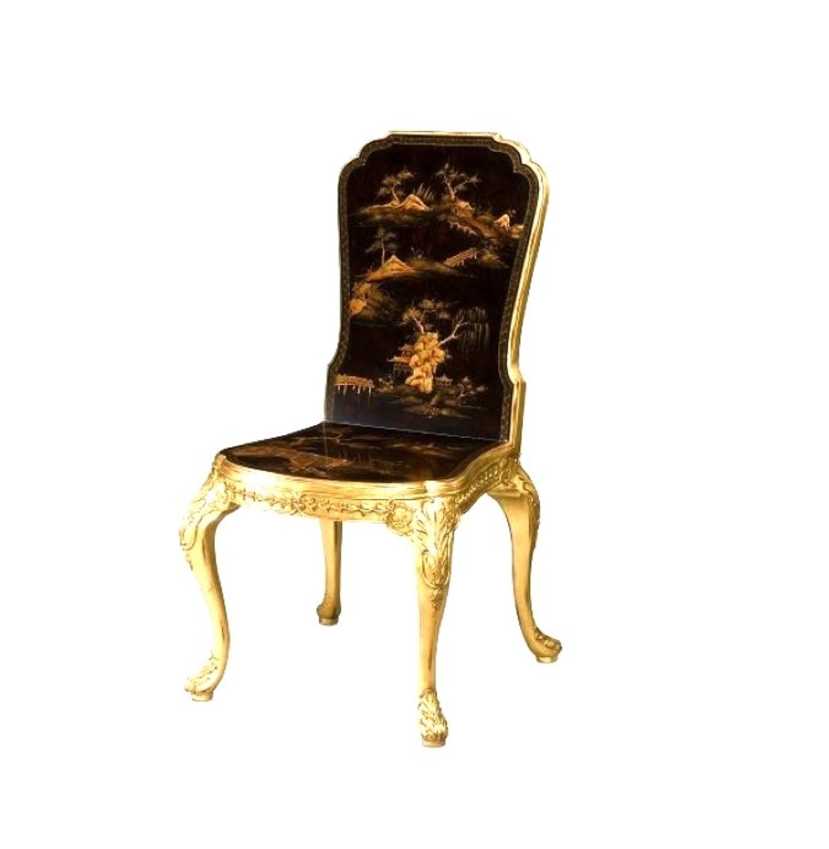 GILT BELLFLOWER CHAIR