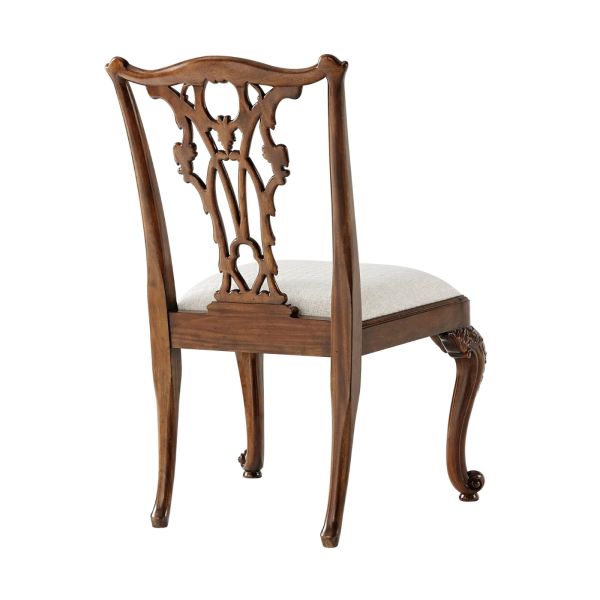 SEATED IN ROCOCCO SPLENDOUR SIDE CHAIR