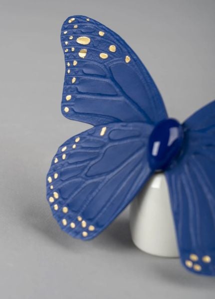BUTTERFLY BLUE & GOLD