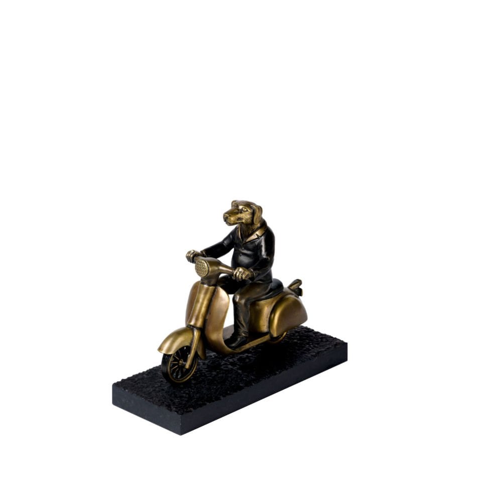 SCOOTER AND A DOG