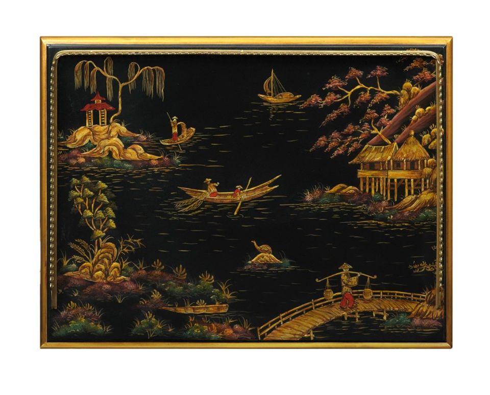 CHINOISERIE END TABLE