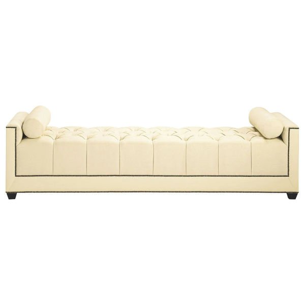 PARIS MODERN STITCHED CHAISE LOUNGE