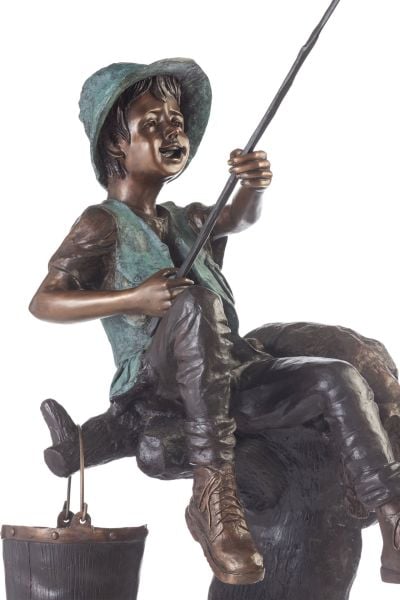 BOY HOLDING A FISH