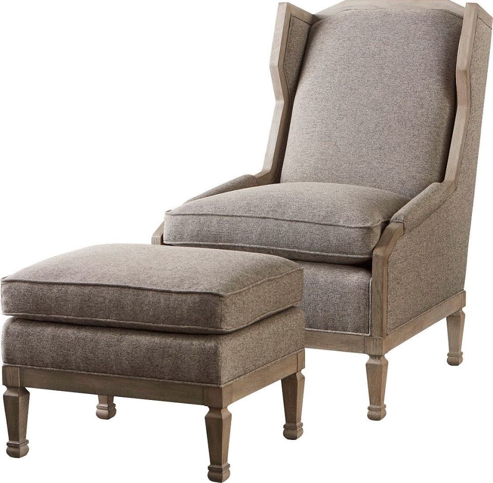 SPIRAL LEG OTTOMAN