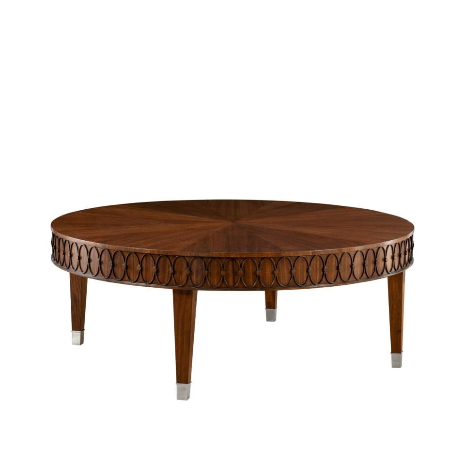 KIAM ROUND COCKTAIL TABLE