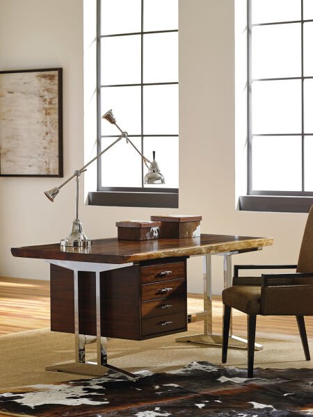 LA COSTA LIVE EDGE WRITING DESK