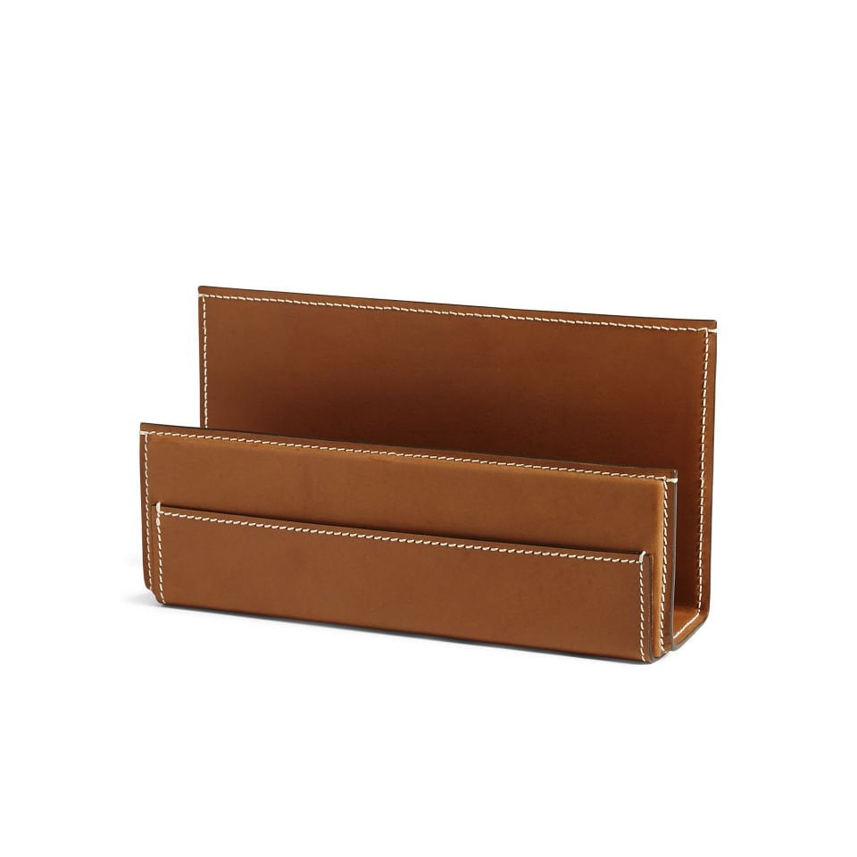 BRENNAN LEATHER LETTER RACK