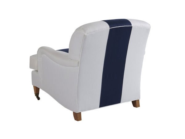 SYDNEY CHAIR WITH BRASS CASTERS