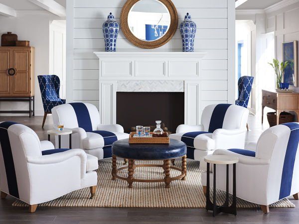 SYDNEY CHAIR WITH BRASS CASTERS