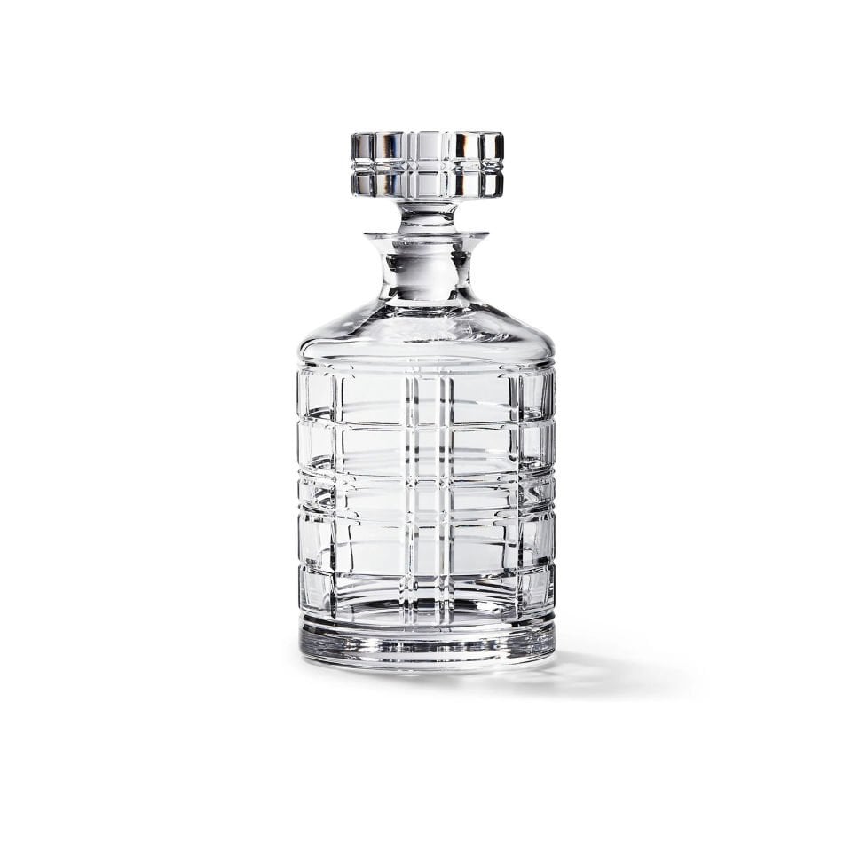 HUDSON PLAID DECANTER
