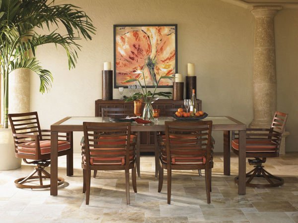 SWIVEL ROCKER DINING CHAIR