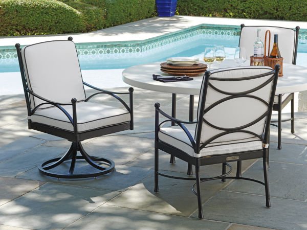 SWIVEL ROCKER DINING CHAIR OUTDOOR