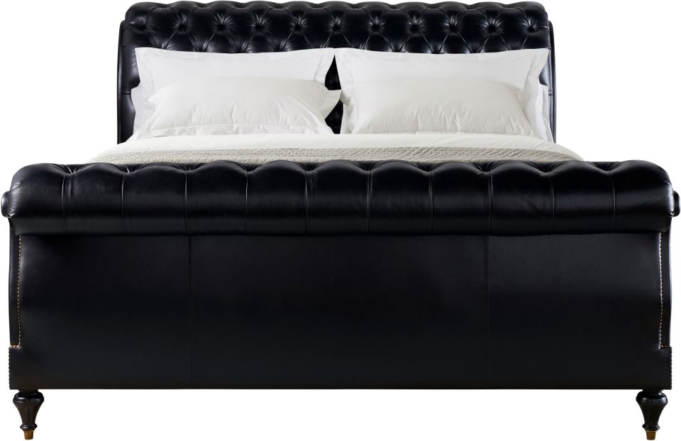 SPENCER LONDON KING SLEIGH BED