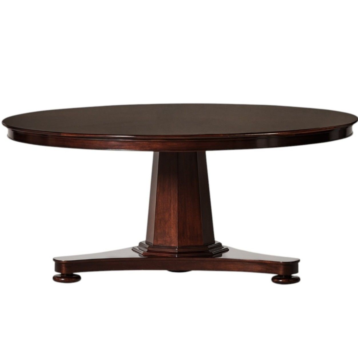 HOFFMAN ROUND MAHOGANY TABLE