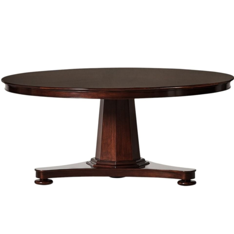 HOFFMAN ROUND MAHOGANY TABLE