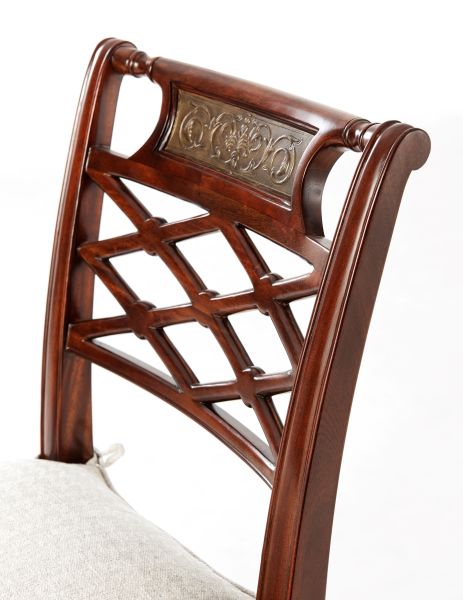 ADORNED WITH SILK BOWS SIDE CHAIR