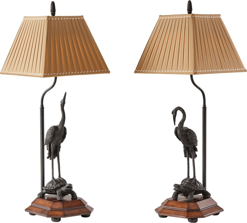 MEIJI CRANES TABLE LAMP
