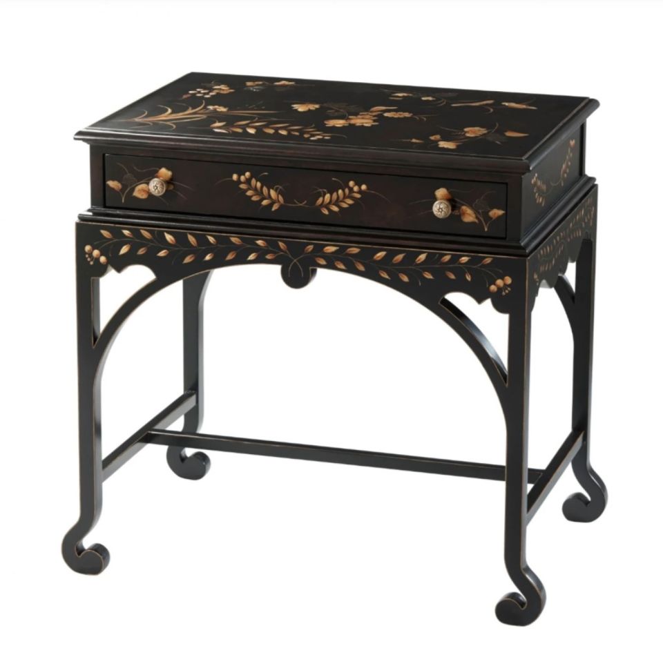 LONG GALLERY IMARI SIDE TABLE