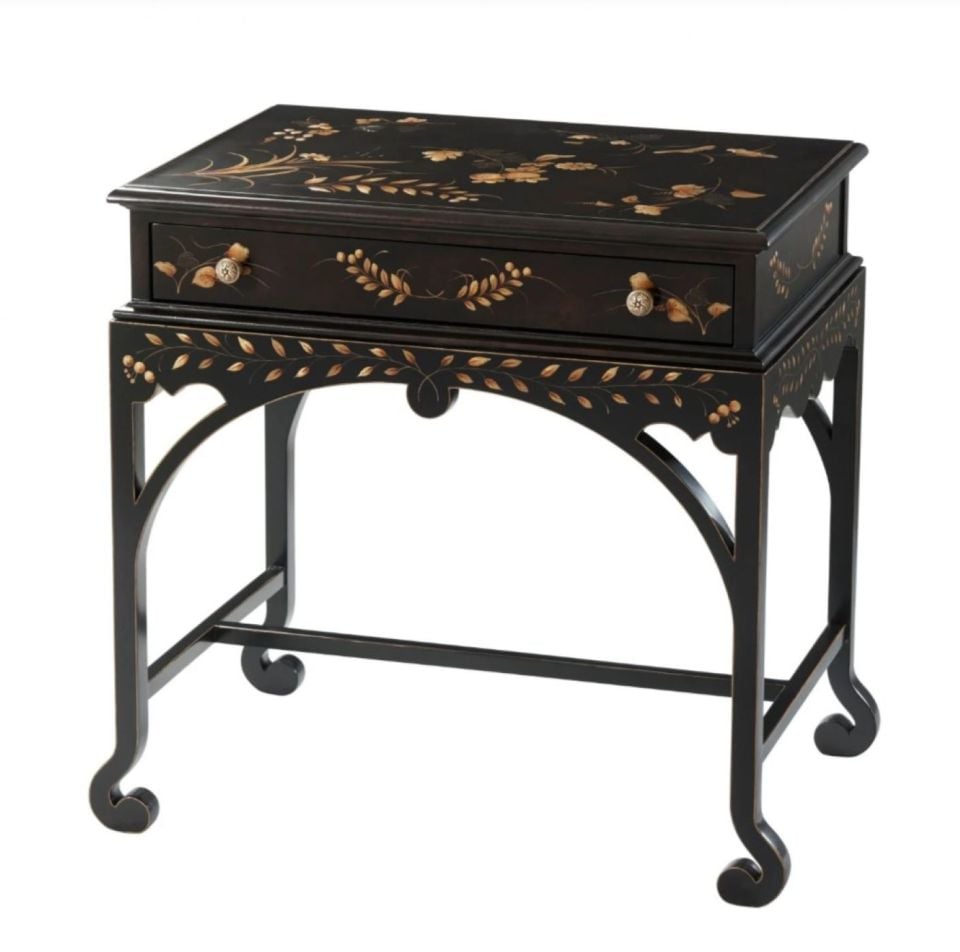 LONG GALLERY IMARI SIDE TABLE