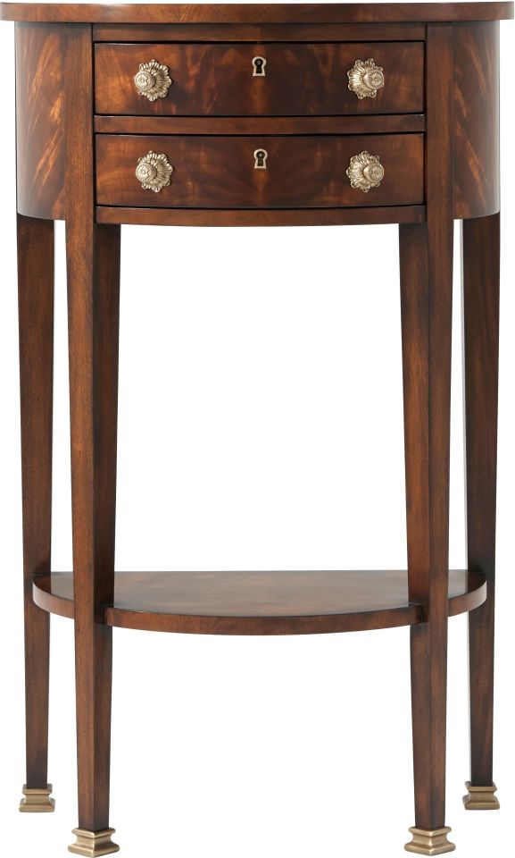DEMI LUNE ACCENT CONSOLE TABLE