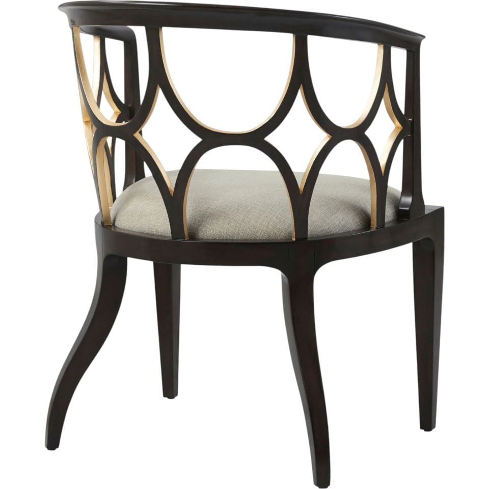 EBONISED CONNAUGHT ACCENT CHAIR
