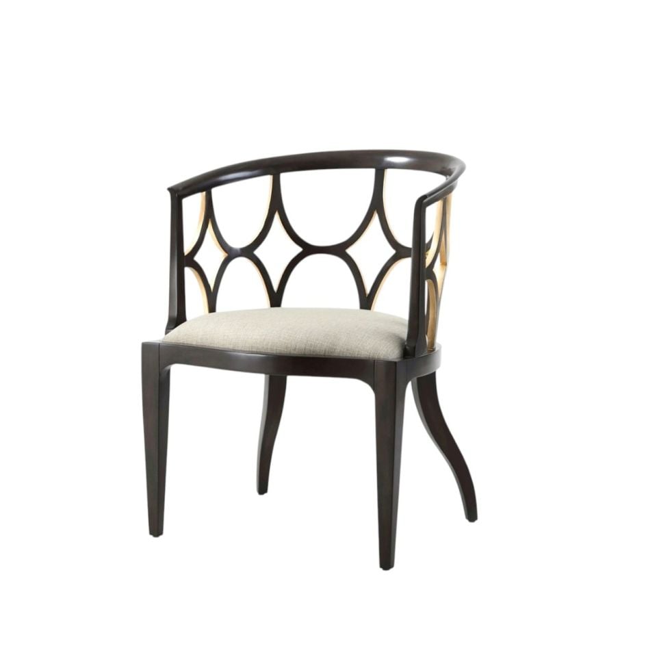 EBONISED CONNAUGHT ACCENT CHAIR