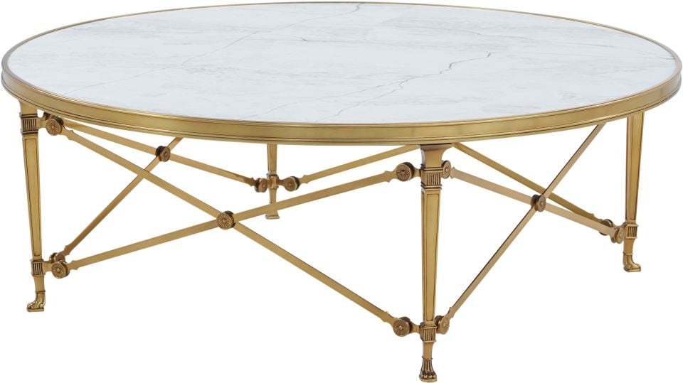SPENCER LONDON BRASS COCTAIL TABLE