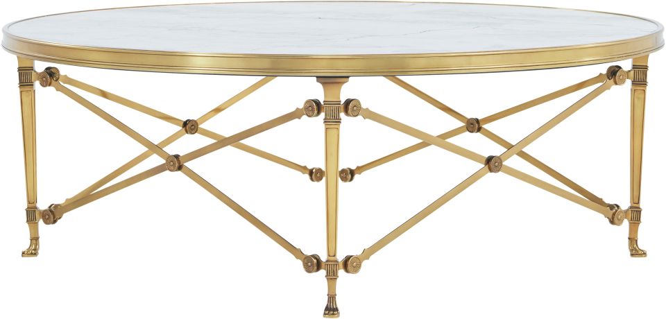 SPENCER LONDON BRASS COCTAIL TABLE