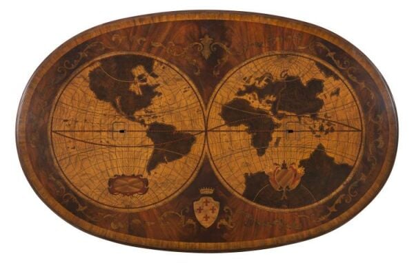 MAP PARTNER'S OVAL DESK