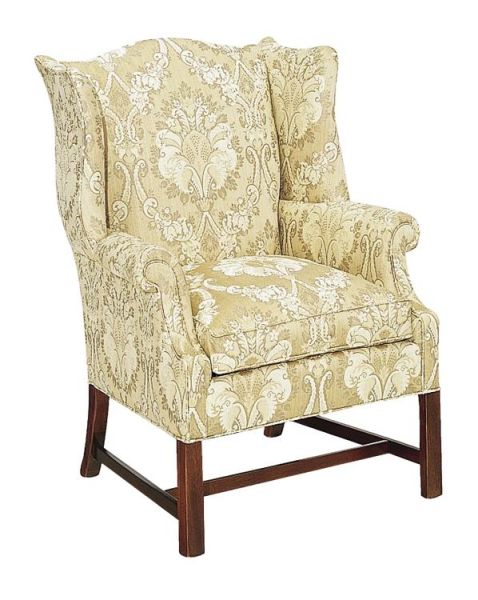 CHIPPENDALE WING CHAIR