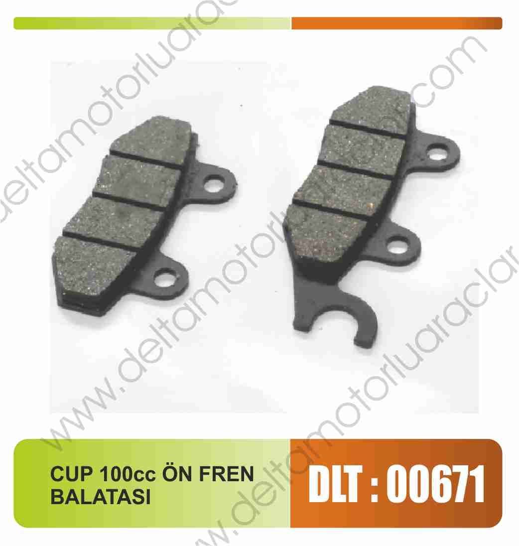 CUP 100 cc ÖN FREN BALATASI