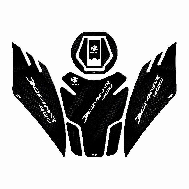 BAJAJ DOMiNAR 400 2017 - 2023 UYUMLU Tank Pad Set 003