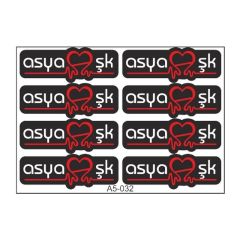 A5 STİCKER 044 TEK PAKET ÇOKLU STİCKER