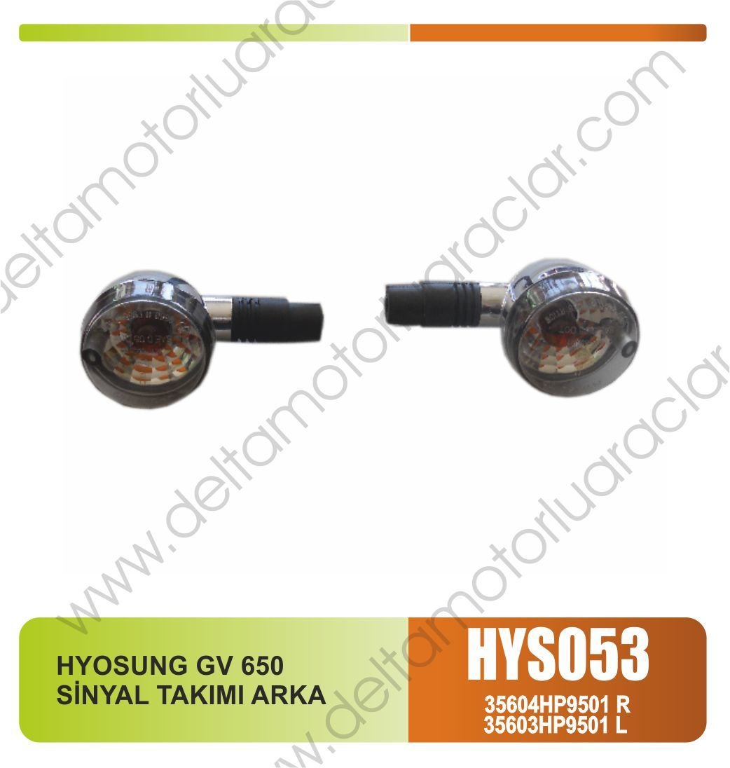 HYOSUNG GV 650  SİNYAL TAKIMI ARKA