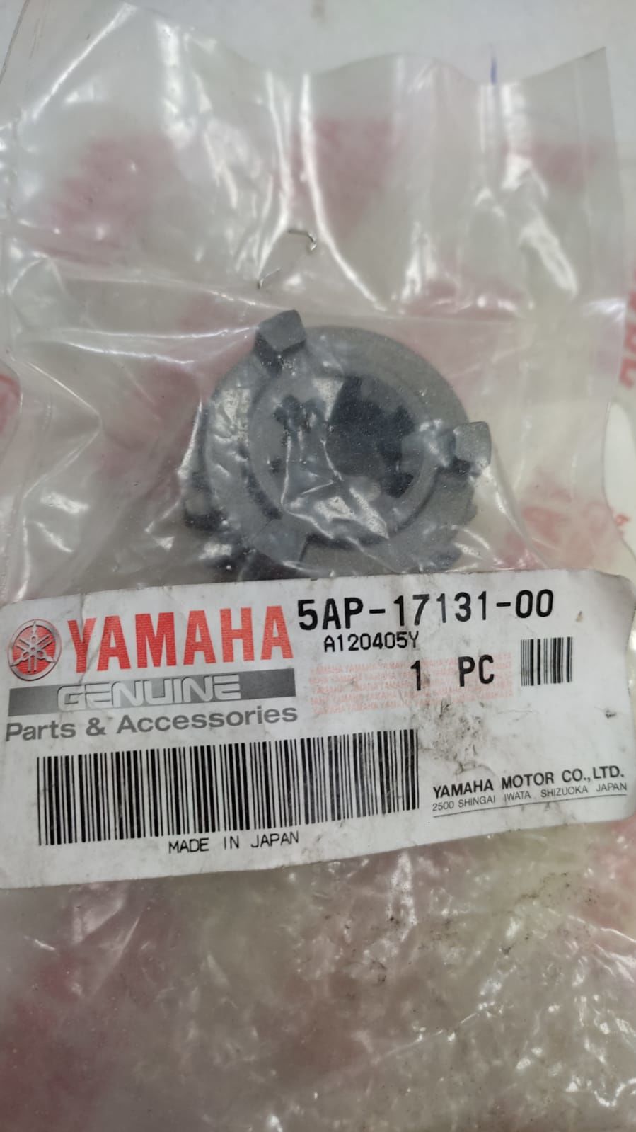 YAMAHA TTR 125cc ORİJİNAL VİTES 3.DİŞLİ 19T 5AP-17131-00
