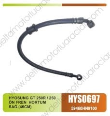 HYOSUNG GT 250R / 250 ÖN FREN  HORTUM  SAĞ (46CM)