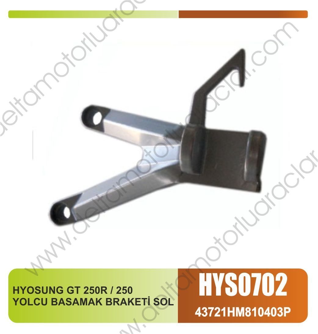 HYOSUNG GT 250R / 250 YOLCU BASAMAK BRAKETİ SOL