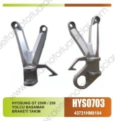 HYOSUNG GT 250R / 250 YOLCU BASAMAK BRAKETİ TAKIM