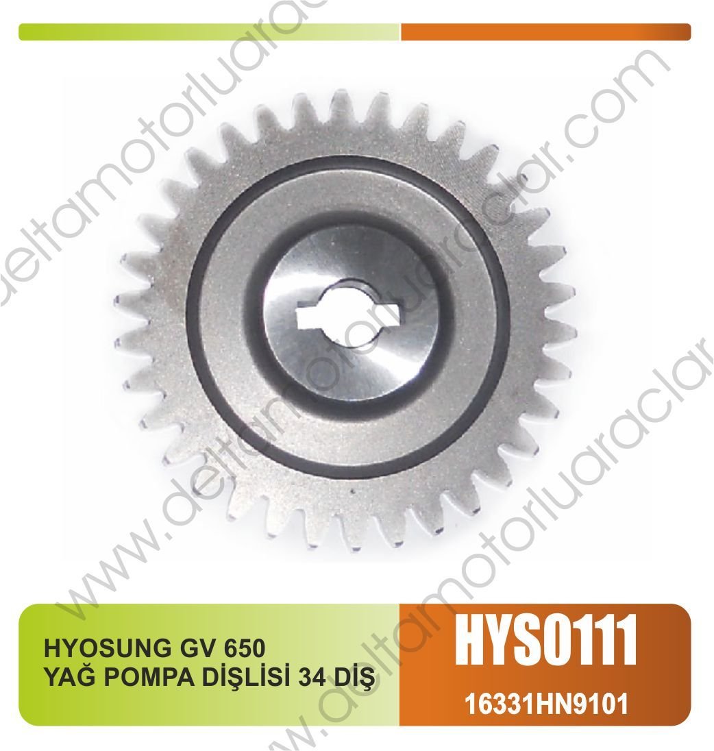 HYOSUNG GV 650 YAĞ POMPA DİŞLİSİ 34 DİŞ