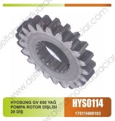 HYOSUNG GV 650 YAĞ POMPA ROTOR DİŞLİSİ  20 DİŞ