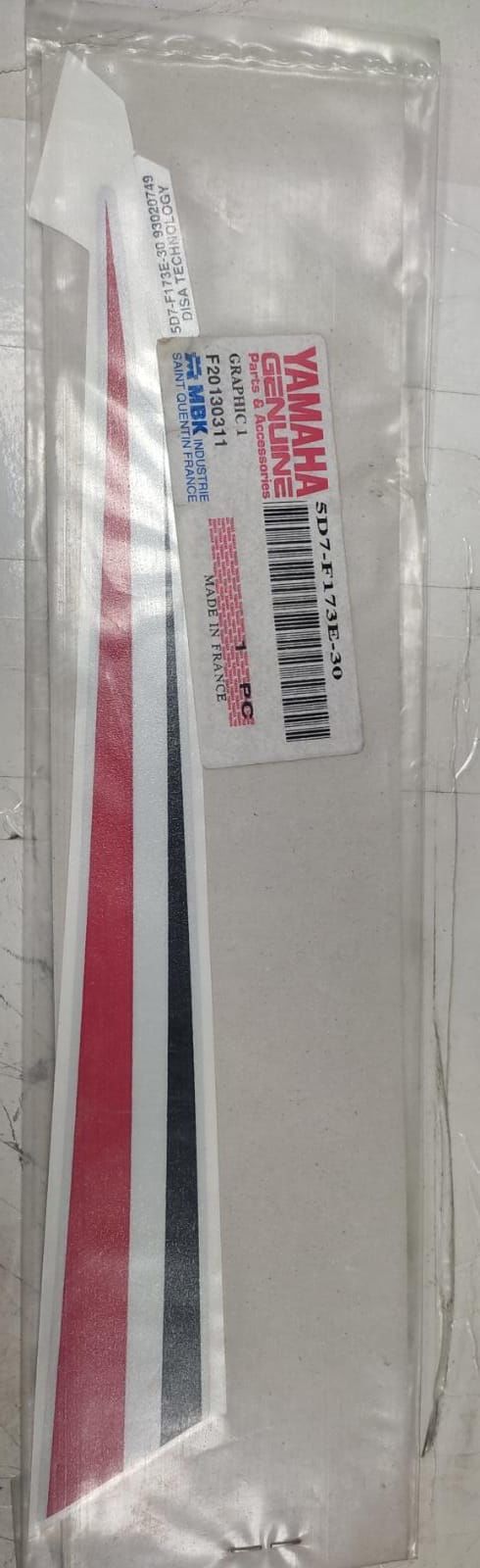 YAMAHA MT125cc ORİJİNAL SELE ALTI STICKER 5D7-F173E-30