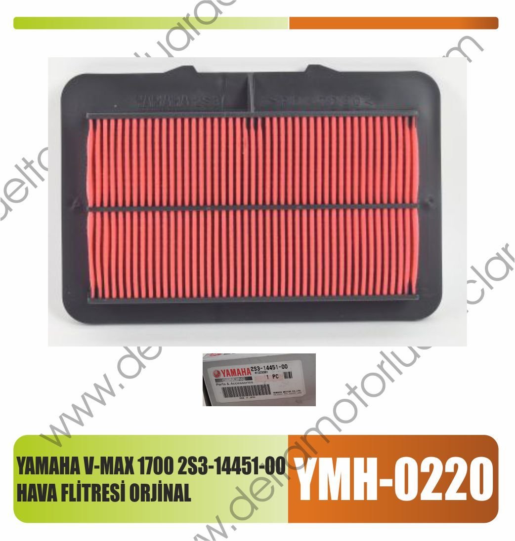 YAMAHA V-MAX 1700 2S3-14451-00 HAVA FLİTRESİ ORJİNAL